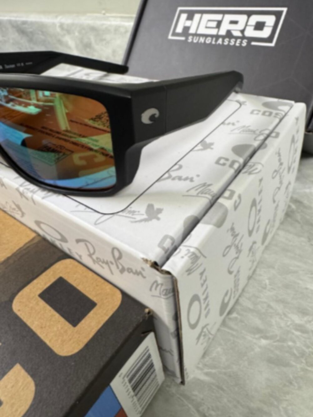 COSTA | NEW | TAXMAN | 9116 - 02 | MATTE BLACK | GREEN MIRROR 580 GLASS - Picture 4 of 4